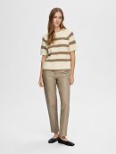 Selected Femme - SLFBloomie SS Knit o-Neck