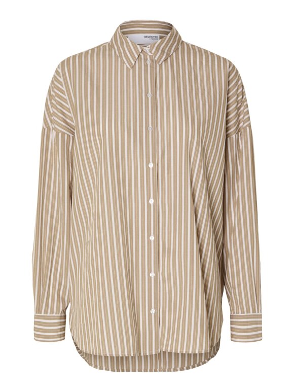 Selected Femme - SLFEmma-Sanni Ls Striped Shirt Selected Femme - SLFEmma-Sanni Ls Striped Shirt