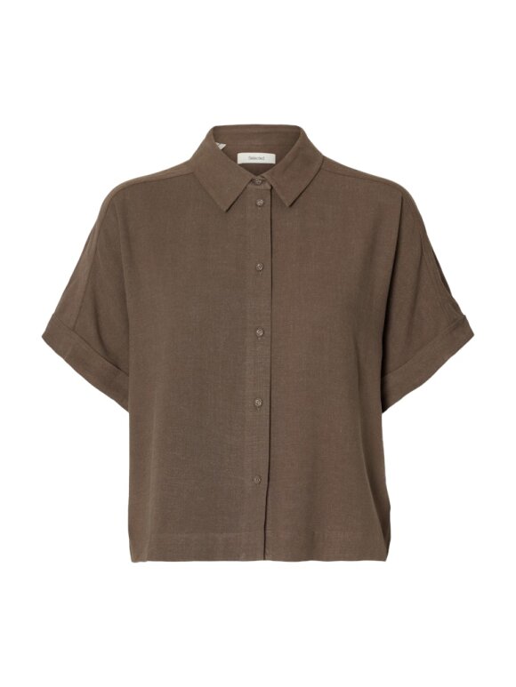 Selected Femme - SLF Viva SS Cropped Shirt NOOS