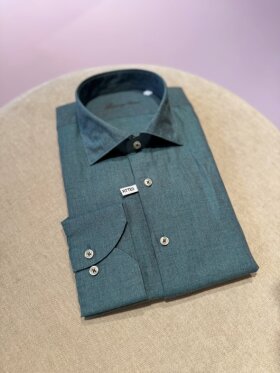 DUE SIGNORI - Fitted Linen Shirt