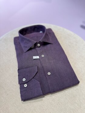 DUE SIGNORI - Fitted Linen Shirt