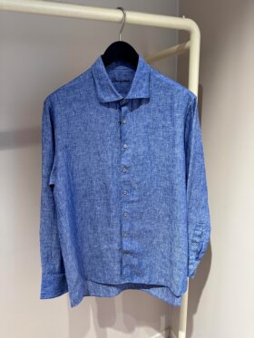 DUE SIGNORI - Fitted Linen Shirt