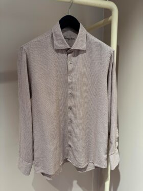 DUE SIGNORI - Fitted Linen Shirt
