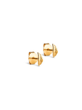 ENAMEL Copenhagen - Organic Leaf Studs 