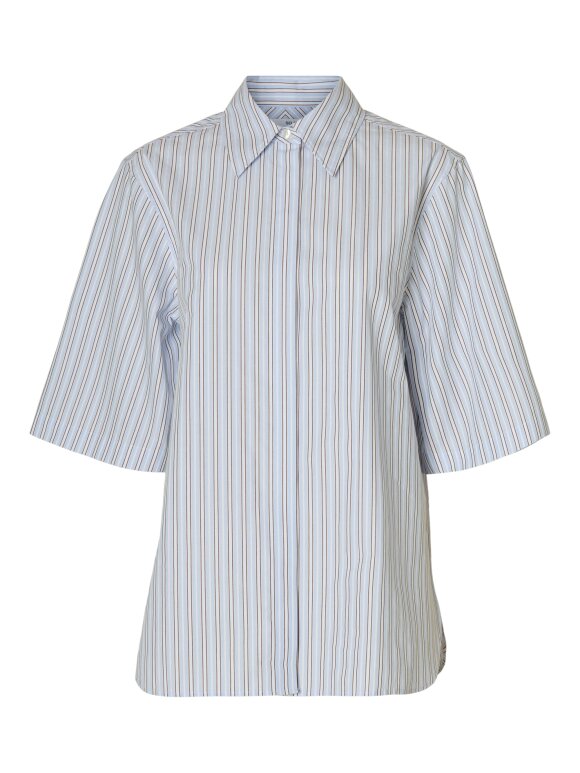 Selected Femme - SLF Ellen 2/4 Stripped Boxy Sh